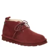 Bearpaw Womens Skye Lace-up Fur Boot - Dark Red 2 Bearpaw Womens Skye Lace-up Fur Boot - Dark Red -Fashion Women Shoe US 01 300814 00