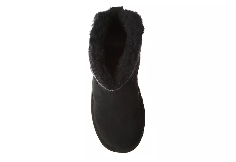 Bearpaw Womens Virginia Fur Boot - Navy 8 Bearpaw Womens Virginia Fur Boot - Navy - Image 6