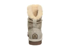 Bearpaw Womens Virginia Fur Boot - White -Fashion Women Shoe US 01 300825 04