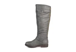 Journee Collection Womens Spokane Extra Wide Calf Tall Boot - Dark Grey -Fashion Women Shoe US 01 300946 03