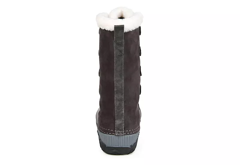 Journee Collection Womens Blizzard Duck Boot - Grey 7 Journee Collection Womens Blizzard Duck Boot - Grey - Image 5