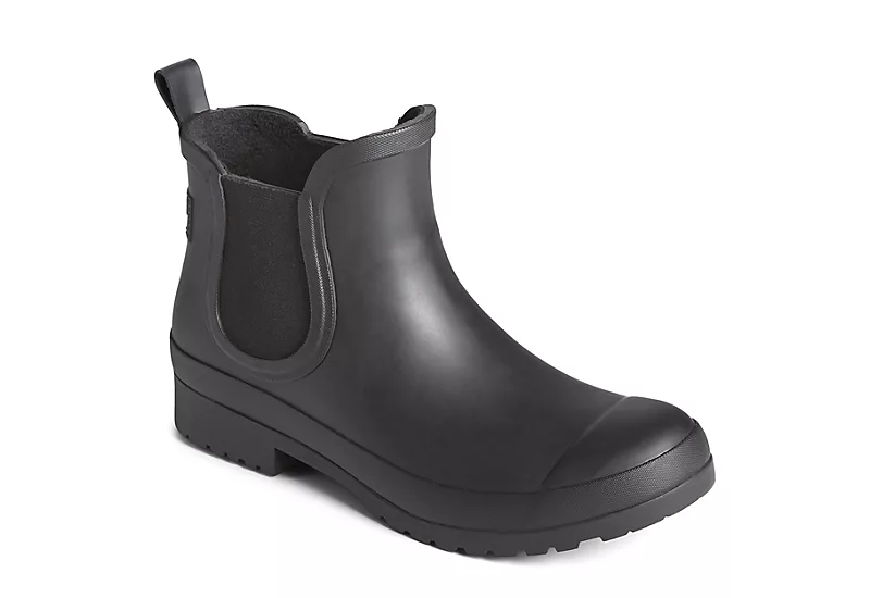 Sperry Womens Walker Chelsea Rain Boot - Black 3 Sperry Womens Walker Chelsea Rain Boot - Black