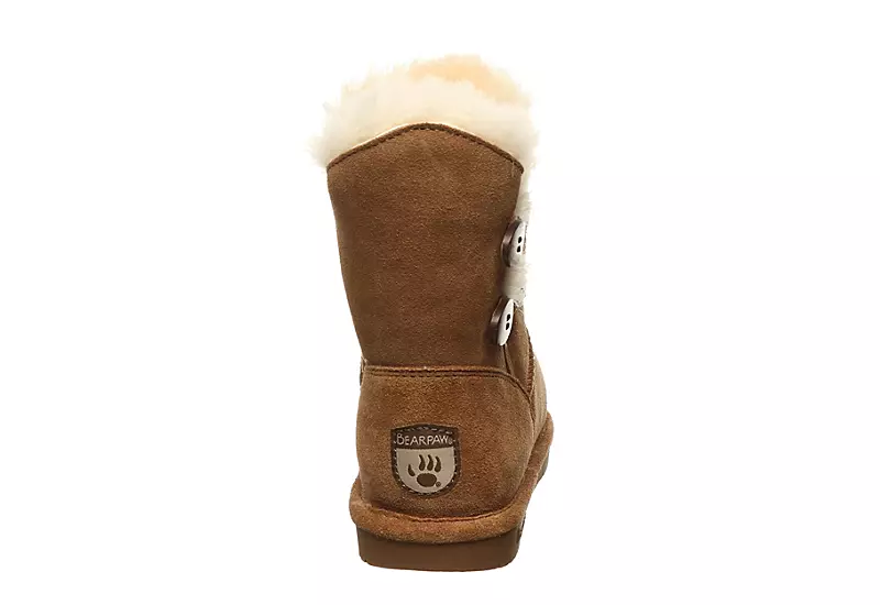 Bearpaw Womens Rosaline Fur Boot - Tan 6 Bearpaw Womens Rosaline Fur Boot - Tan - Image 4