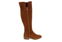 Eva & Zoe Womens Bria Wide Calf Tall Boot - Cognac -Fashion Women Shoe US 01 301948 01