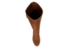 Eva & Zoe Womens Bria Wide Calf Tall Boot - Cognac -Fashion Women Shoe US 01 301948 05