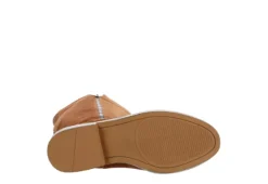 Eva & Zoe Womens Bria Wide Calf Tall Boot - Cognac -Fashion Women Shoe US 01 301948 06