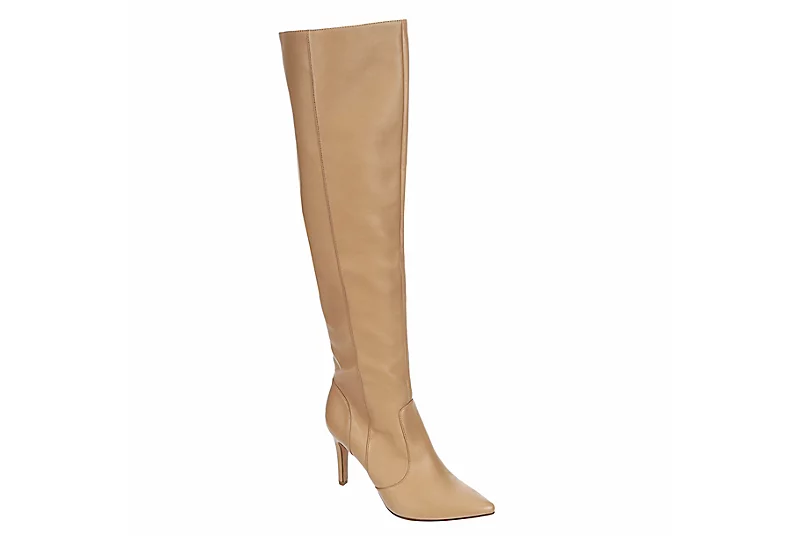 Xappeal Womens Miranda Wide Calf Over The Knee Boot - Latte 3 Xappeal Womens Miranda Wide Calf Over The Knee Boot - Latte