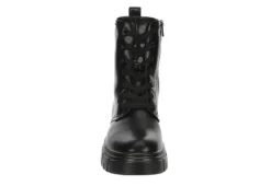 Limelight Womens Rudy Combat Boot - Black -Fashion Women Shoe US 01 302010 02