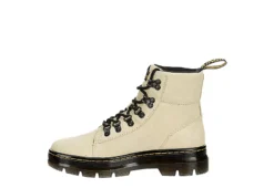 Dr. Martens Dr.martens Womens Combs Suede Combat Boot - Off White -Fashion Women Shoe US 01 302022 03