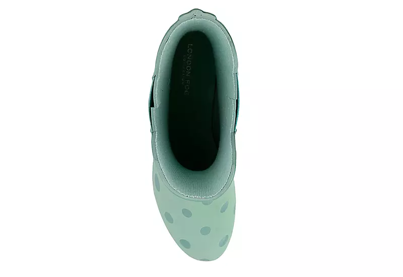 London Fog Womens Piccadilly Rain Boot - Green 8 London Fog Womens Piccadilly Rain Boot - Green - Image 6