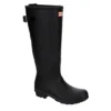 Hunter Boots Llc Womens Original Back Adj Gloss Rain Boot - Black