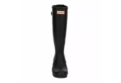 Hunter Boots Llc Womens Original Back Adj Gloss Rain Boot - Black -Fashion Women Shoe US 01 302431 02