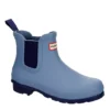 Hunter Boots Llc Womens Original Chelsea Rain Boot - Blue -Fashion Women Shoe US 01 302439 00