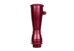 Hunter Boots Llc Womens Original Short Nebula Rain Boot - Burgundy -Fashion Women Shoe US 01 302449 04
