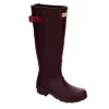 Hunter Boots Llc Womens Original Back Adj Rain Boot - Dark Red -Fashion Women Shoe US 01 302459 00
