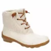 Sperry Womens Syren Gulf Sherpa Duck Boot - Ivory -Fashion Women Shoe US 01 302507 00