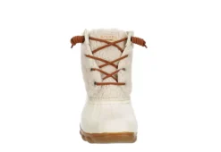 Sperry Womens Syren Gulf Sherpa Duck Boot - Ivory -Fashion Women Shoe US 01 302507 02