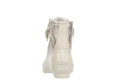 Sperry Womens Syren Gulf Metallic Animal Duck Boot - Ivory 13 Sperry Womens Syren Gulf Metallic Animal Duck Boot - Ivory -Fashion Women Shoe US 01 302508 04