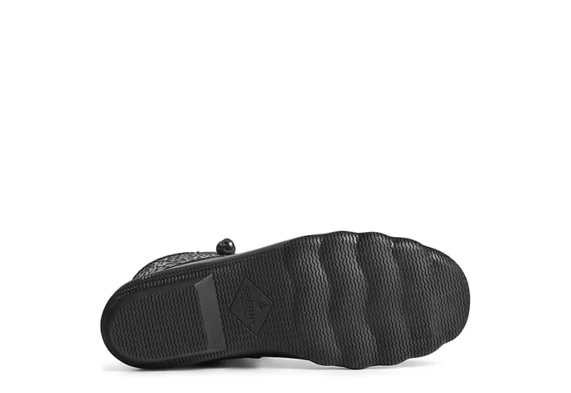 Sperry Womens Syren Gulf Metallic Animal Duck Boot - Black 8 Sperry Womens Syren Gulf Metallic Animal Duck Boot - Black - Image 6