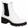 Madden Girl Womens Tessa Chelsea Boot - White 2 Madden Girl Womens Tessa Chelsea Boot - White -Fashion Women Shoe US 01 302520 00