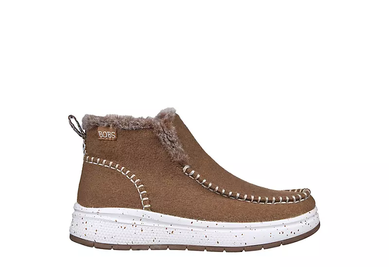 Skechers Womens Skipper Wave - Angelic Warm Bootie - Rust 4 Skechers Womens Skipper Wave - Angelic Warm Bootie - Rust - Image 2