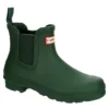 Hunter Boots Llc Womens Original Chelsea Rain Boot - Dark Green -Fashion Women Shoe US 01 302665 00