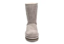 Bearpaw Womens Retro Elle Fur Boot - Stone -Fashion Women Shoe US 01 302680 02