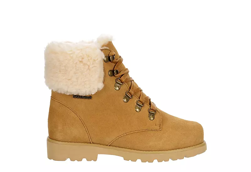 Bearpaw Womens Sam Lace-up Boot - Wheat 4 Bearpaw Womens Sam Lace-up Boot - Wheat - Image 2
