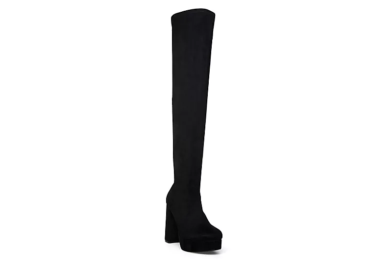 Madden Girl Womens Orin Over The Knee Boot - Black 3 Madden Girl Womens Orin Over The Knee Boot - Black