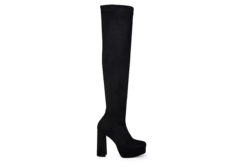 Madden Girl Womens Orin Over The Knee Boot - Black 4 Madden Girl Womens Orin Over The Knee Boot - Black - Image 2