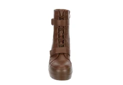 Limelight Womens Jazzie Lace Up Boot - Cognac 11 Limelight Womens Jazzie Lace Up Boot - Cognac -Fashion Women Shoe US 01 302724 02