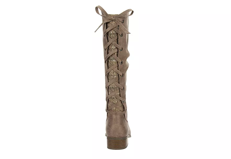 Xappeal Womens Cheyenne Wide Calf Tall Boot - Taupe 7 Xappeal Womens Cheyenne Wide Calf Tall Boot - Taupe - Image 5
