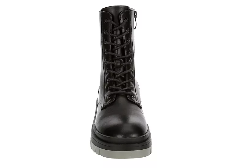 Limelight Womens Erin Combat Boot - Black 5 Limelight Womens Erin Combat Boot - Black - Image 3