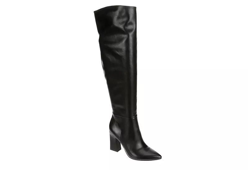 Michael By Michael Shannon Womens Camille Wide Calf Over The Knee Boot - Black 3 Michael By Michael Shannon Womens Camille Wide Calf Over The Knee Boot - Black