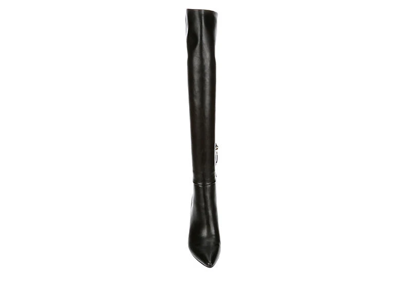 Michael By Michael Shannon Womens Camille Wide Calf Over The Knee Boot - Black 5 Michael By Michael Shannon Womens Camille Wide Calf Over The Knee Boot - Black - Image 3