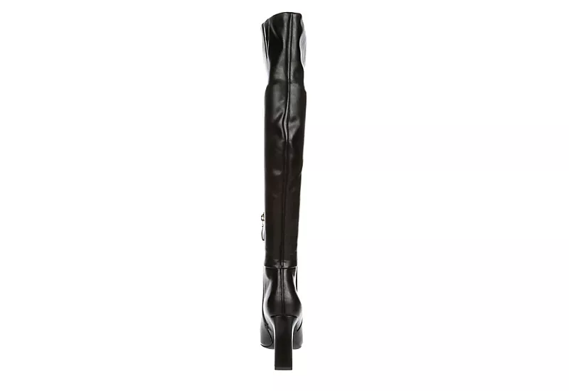 Michael By Michael Shannon Womens Camille Wide Calf Over The Knee Boot - Black 7 Michael By Michael Shannon Womens Camille Wide Calf Over The Knee Boot - Black - Image 5