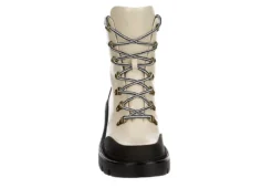 Michael By Michael Shannon Womens Natacha Lace-up Boot - Ivory -Fashion Women Shoe US 01 302785 02
