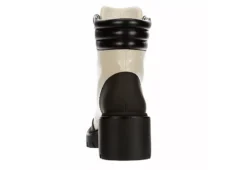 Michael By Michael Shannon Womens Natacha Lace-up Boot - Ivory -Fashion Women Shoe US 01 302785 04