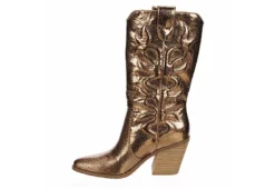 Michael By Michael Shannon Womens Faith Wide Calf Western Boot - Bronze 12 Michael By Michael Shannon Womens Faith Wide Calf Western Boot - Bronze -Fashion Women Shoe US 01 302814 03