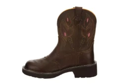 Justin Womens Gemma Western Boot - Dark Brown 12 Justin Womens Gemma Western Boot - Dark Brown -Fashion Women Shoe US 01 302861 03