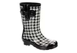 London Fog Womens Tally Rain Boot - Black