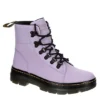 Dr. Martens Dr.martens Womens Combs Nylon Combat Boot - Lilac -Fashion Women Shoe US 01 302907 00