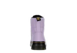 Dr. Martens Dr.martens Womens Combs Nylon Combat Boot - Lilac -Fashion Women Shoe US 01 302907 04