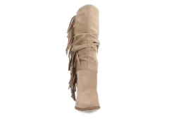 Journee Collection Womens Hartly Fringed Extra Wide Calf Dress Boot - Taupe 11 Journee Collection Womens Hartly Fringed Extra Wide Calf Dress Boot - Taupe -Fashion Women Shoe US 01 303183 02