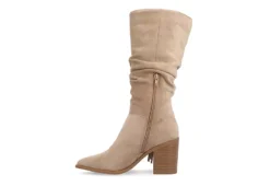 Journee Collection Womens Hartly Fringed Extra Wide Calf Dress Boot - Taupe 12 Journee Collection Womens Hartly Fringed Extra Wide Calf Dress Boot - Taupe -Fashion Women Shoe US 01 303183 03