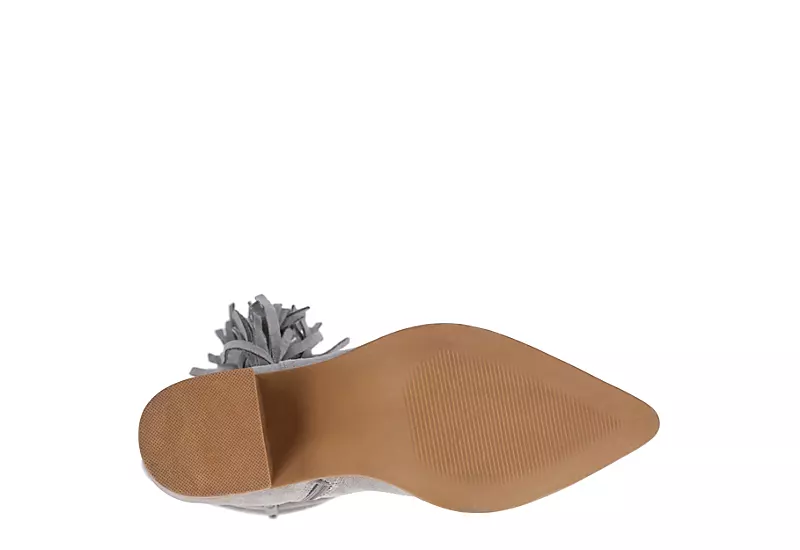 Journee Collection Womens Hartly Fringed Extra Wide Calf Dress Boot - Grey 9 Journee Collection Womens Hartly Fringed Extra Wide Calf Dress Boot - Grey - Image 7