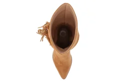 Journee Collection Womens Hartly Fringed Extra Wide Calf Dress Boot - Tan -Fashion Women Shoe US 01 303185 05