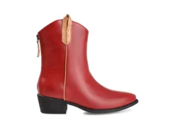 Journee Collection Womens Novva Western Ankle Boot - Red 10 Journee Collection Womens Novva Western Ankle Boot - Red -Fashion Women Shoe US 01 303313 01