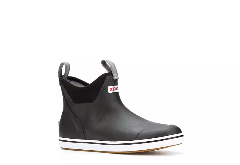 Xtratuf Womens 6 Ankle Deck Boot - Black 3 Xtratuf Womens 6 Ankle Deck Boot - Black