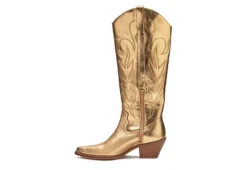 Coconuts Womens Agency Western Boot - Gold -Fashion Women Shoe US 01 303487 03
